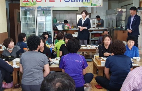 아산시의회, 재활용선별장 현장근로자와 소통 간담회 가져