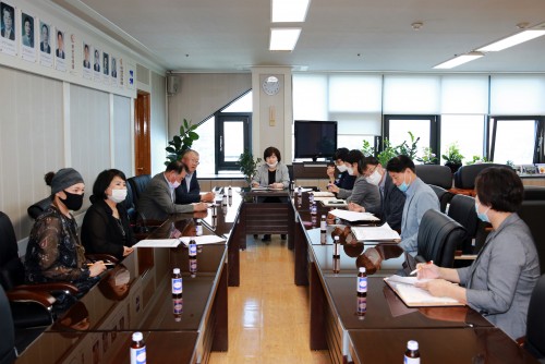 아산시의회, 주민자치연합회와의 간담회 개최