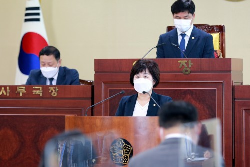 아산시의회 김영애 의원, ‘푸드마켓 설치·운영 필요’5분 발언