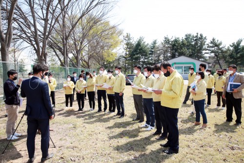 제228회 임시회 현안사업장 현장방문(아산물환경센터 증설부지)