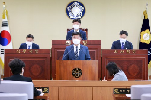 아산시의회 맹의석 의원, ‘기업하기 좋은 도시 아산’주제로 5분 발언