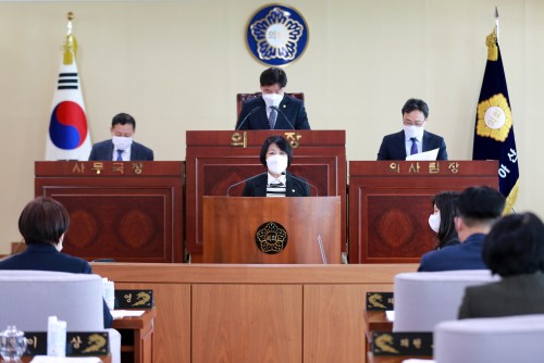 아산시의회 이의상 의원, ‘시청사 주차장 운영계획 의견 제시’5분 발언