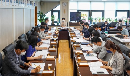 제9대 아산시의회 첫 의원회의 개최