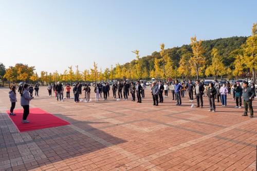 제1회 일로 아산시 둘레길 걷기 행사(현충사)