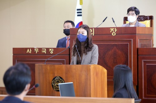 아산시의회 김미영 의원, ‘시민의 안전은 행정으로부터’ 주제로 5분발언