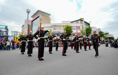 제62회 성웅 이순신축제 군악의장 퍼레이드(온양온천역)