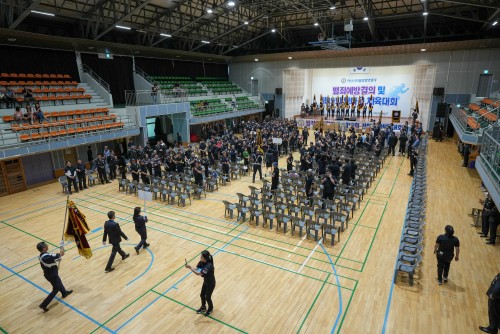 아산시자율방범대 범죄예방 결의 및 제19회 한마음체육대회