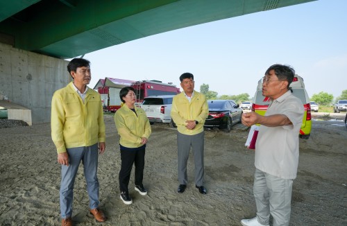 수해피해 시설 현장방문(기획행정위원회)