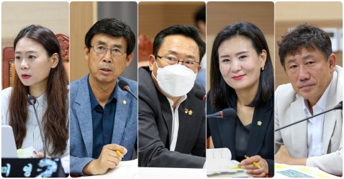 아산시의회 건설도시위원회, 주요업무 추진상황 보고 청취