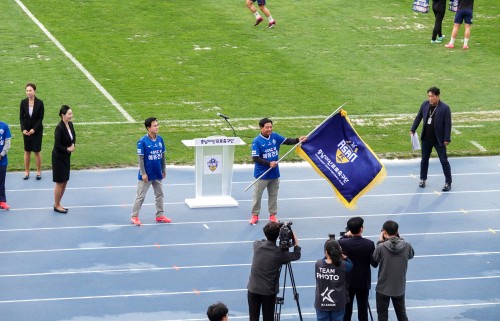 충남아산FC 홈경기 및 대표이사 취임식