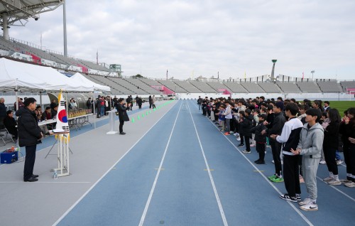 아산시체육회장배 육상경기대회