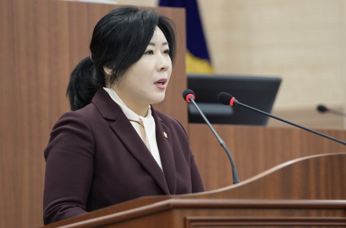 김은아 의원,‘아산시 보조사업에 대한 아산시민의 알 권리’를 주제로 5분..