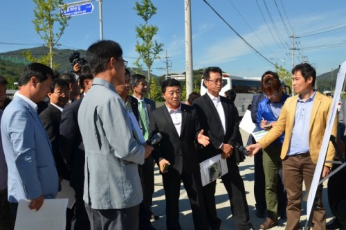 아산시의회 주요사업장 현장방문