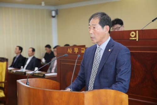 심상복 부의장, 아산시 청렴서약서와 청렴서약 이행 특수 조건에 관하여 집..