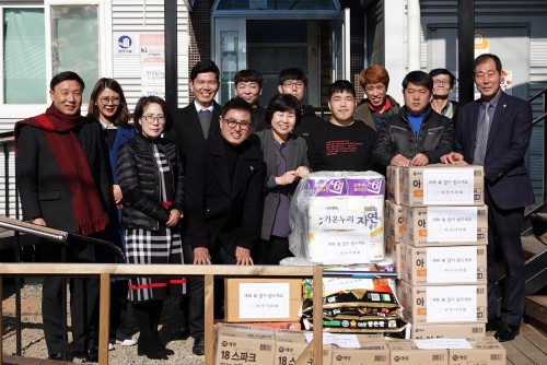 아산시의회, 설 명절 앞두고 사회복지시설 위문방문