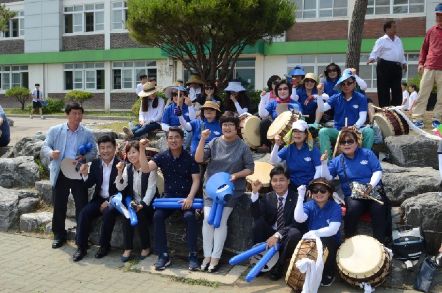 도민체전 아산시 선수단 응원