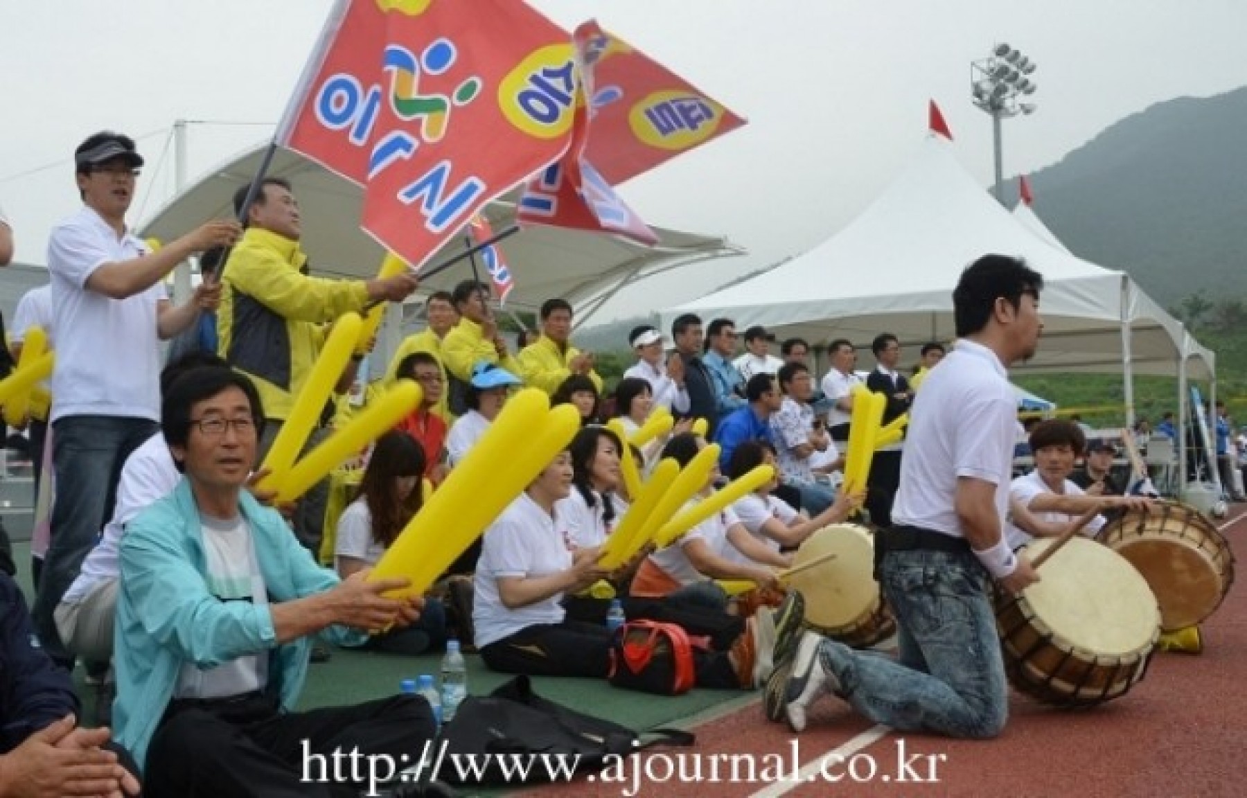 아산시의회 충남도민체전 아산시 참가선수단 방문 격려