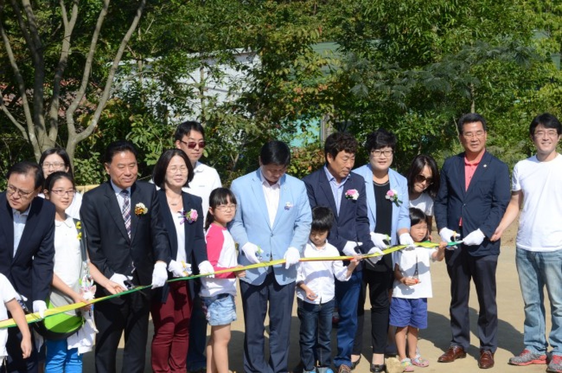 아산강장지구 전원마을 예꽃재 착공식