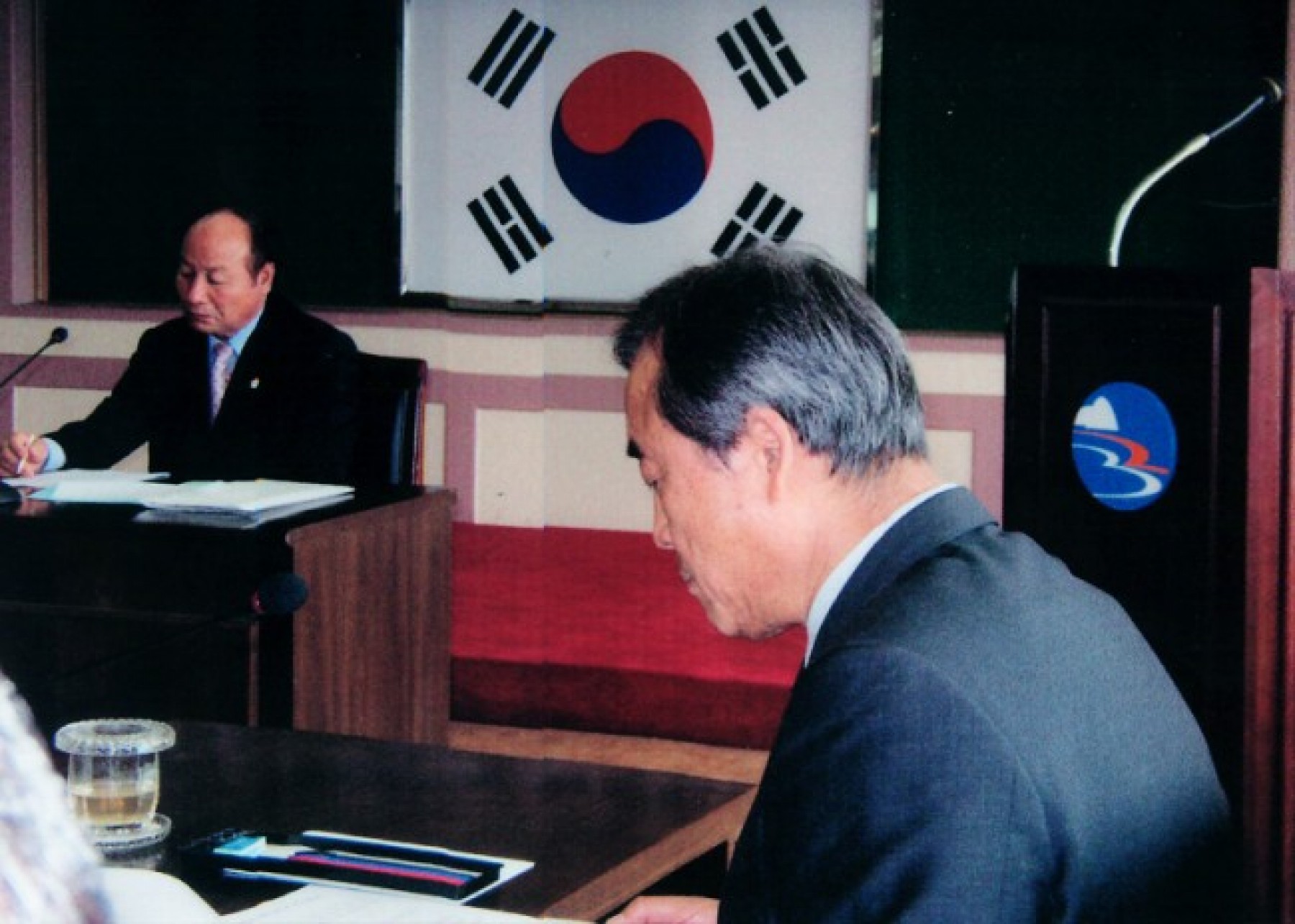 충남시군의회의장회정례회 2004.5.11