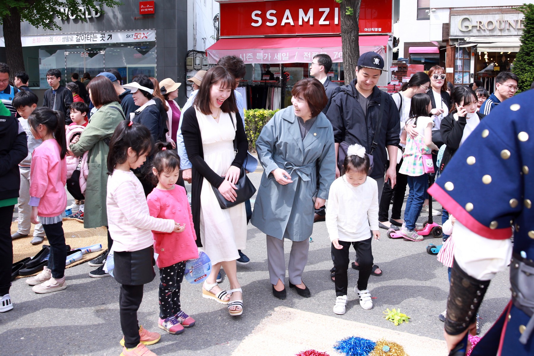 제58회 아산성웅 이순신축제 전시 체험관 격려 및 관람