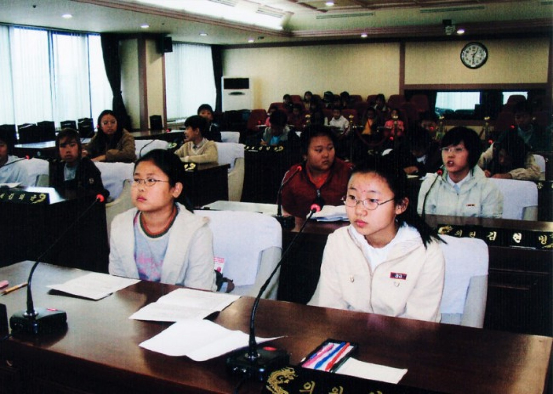 둔포초등학교 아산시의회 견학방문 2003.11.10