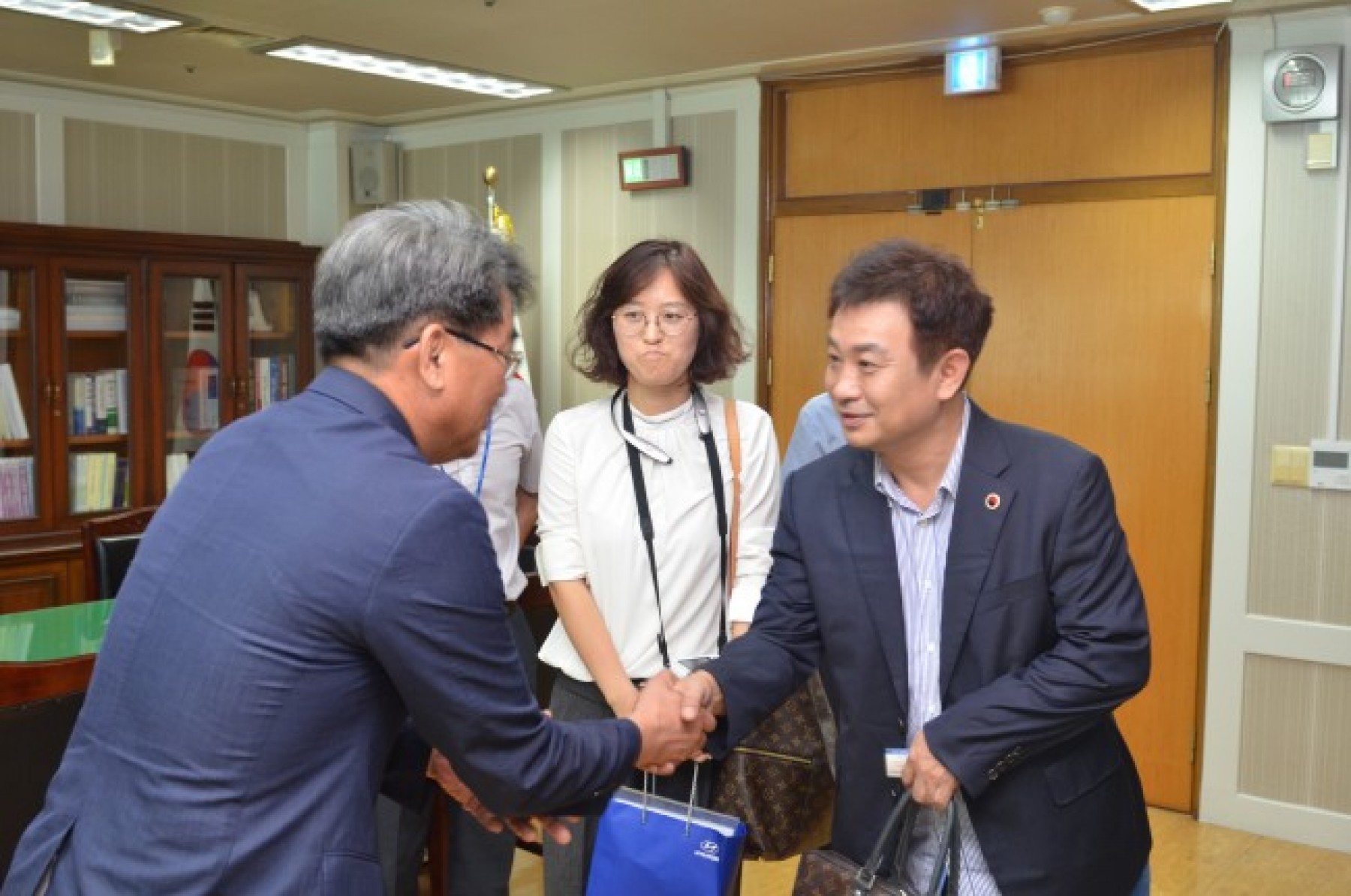 필리핀 산페드로시 대표단 의회방문